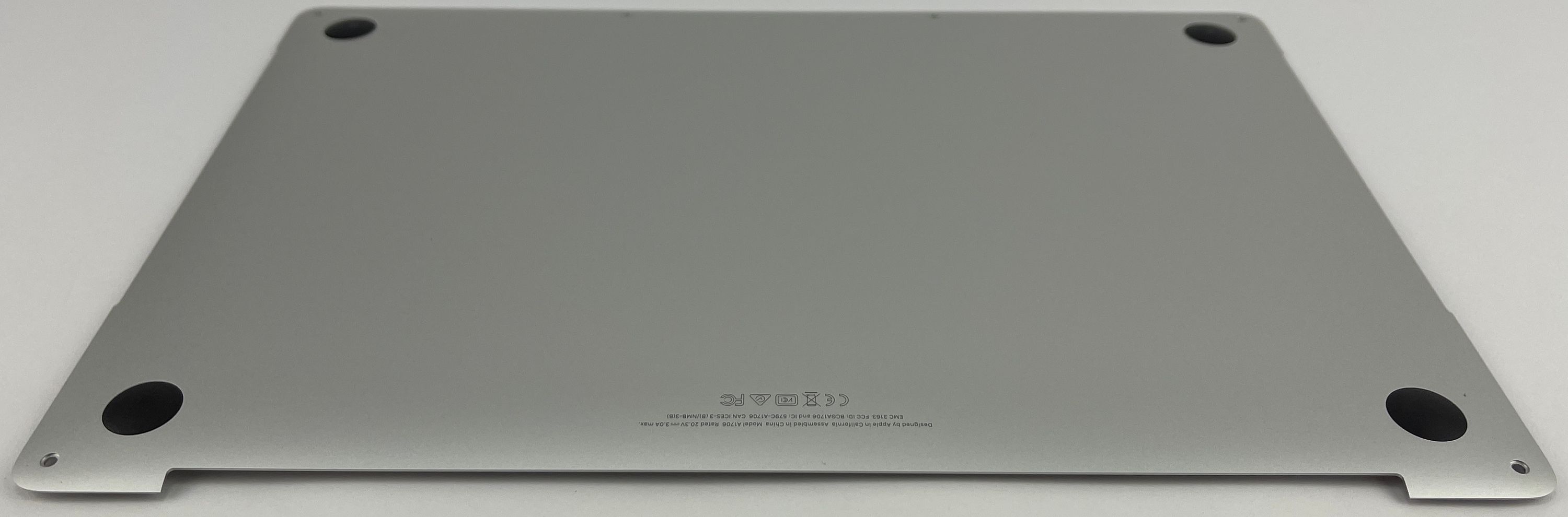 Apple MacBook Pro 13" A1706 2016 2017 Silber Bodenplatte 