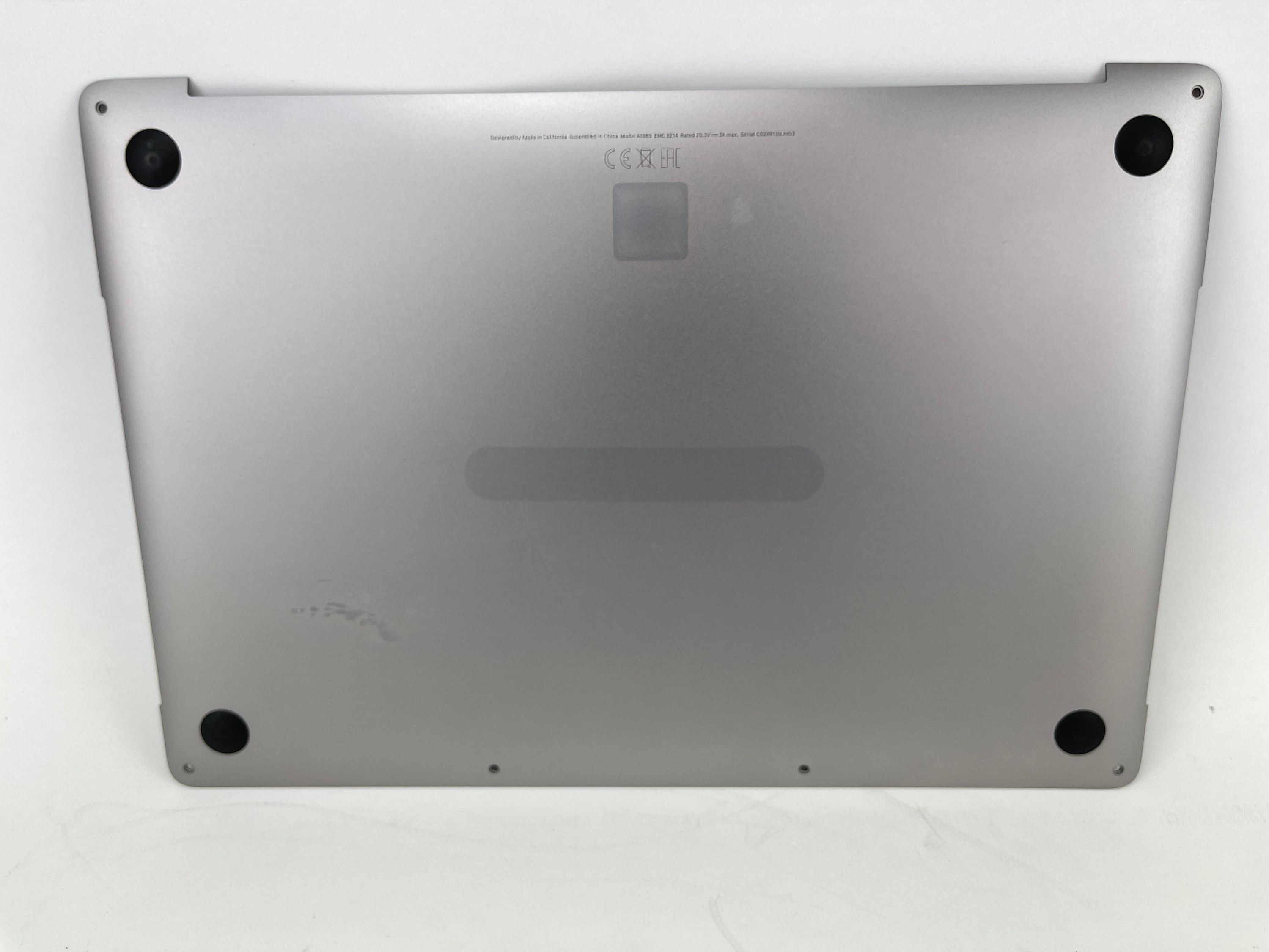 Apple MacBook Pro 13" A1989 2018 2019 Space Grau Bodenplatte 