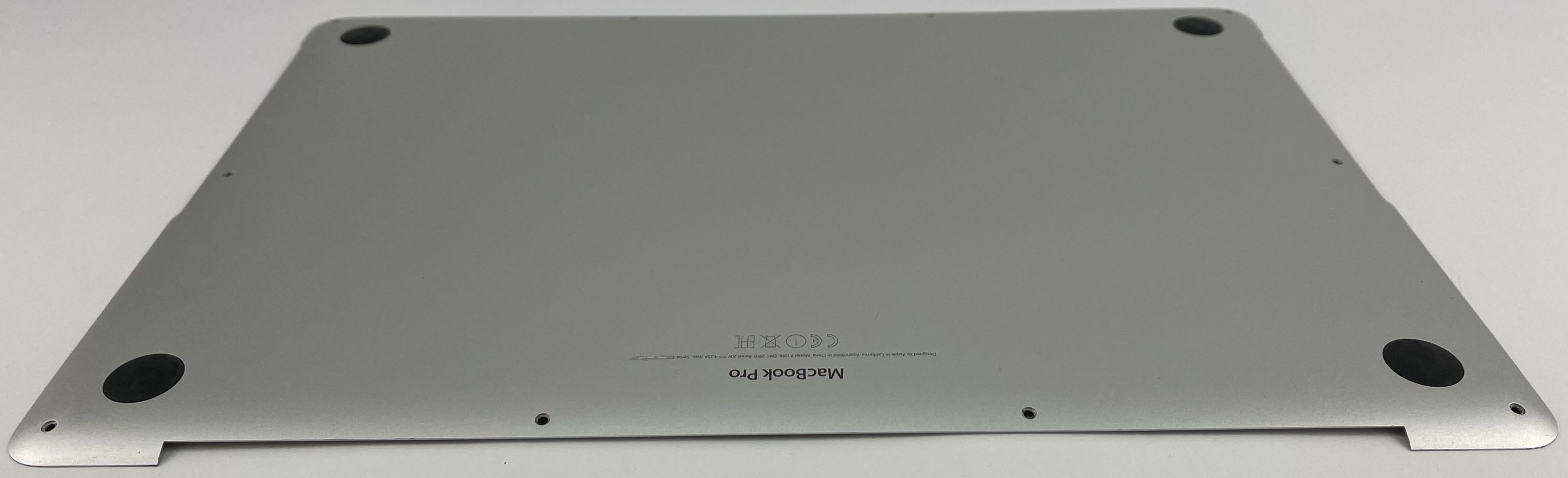 Apple MacBook Pro 15" A1398 Ende 2013 - 2015 Silber Bodenplatte 
