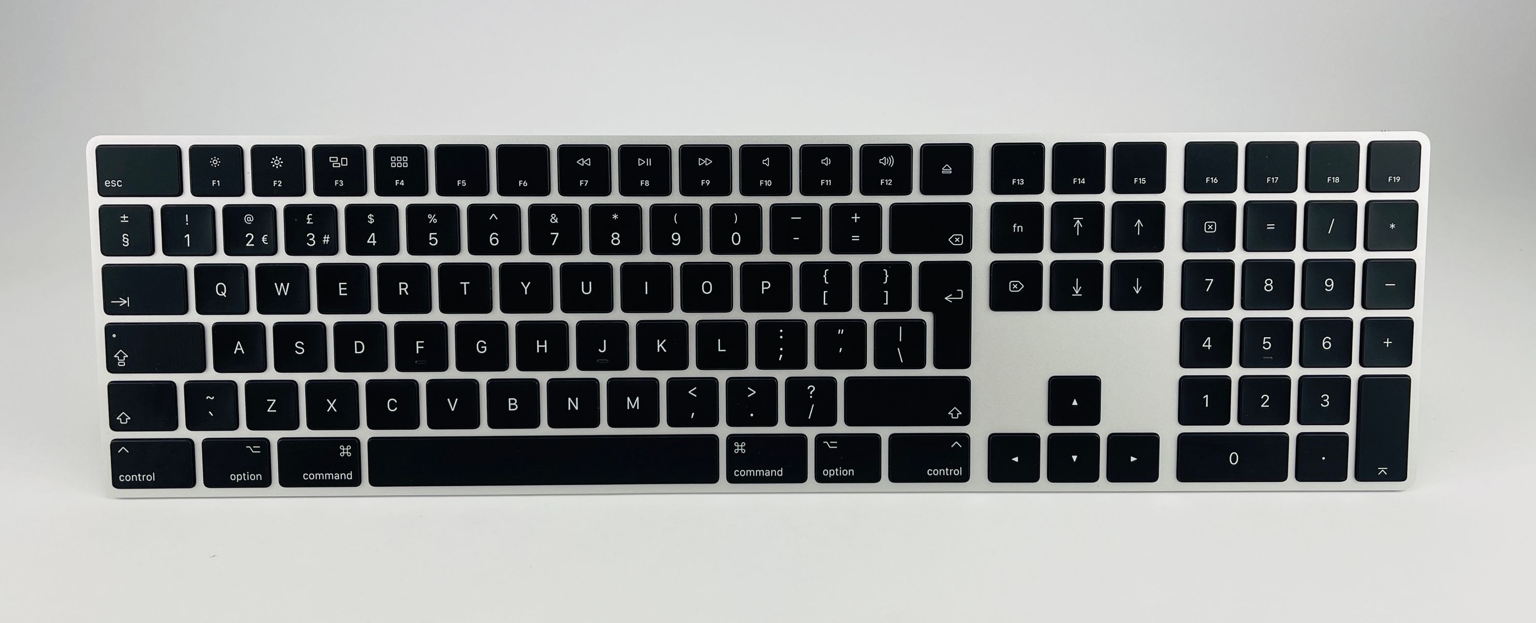 Vedhæft til Milestone Sump Apple Wireless Keyboard A1843 Ziffern QWERTY-UK