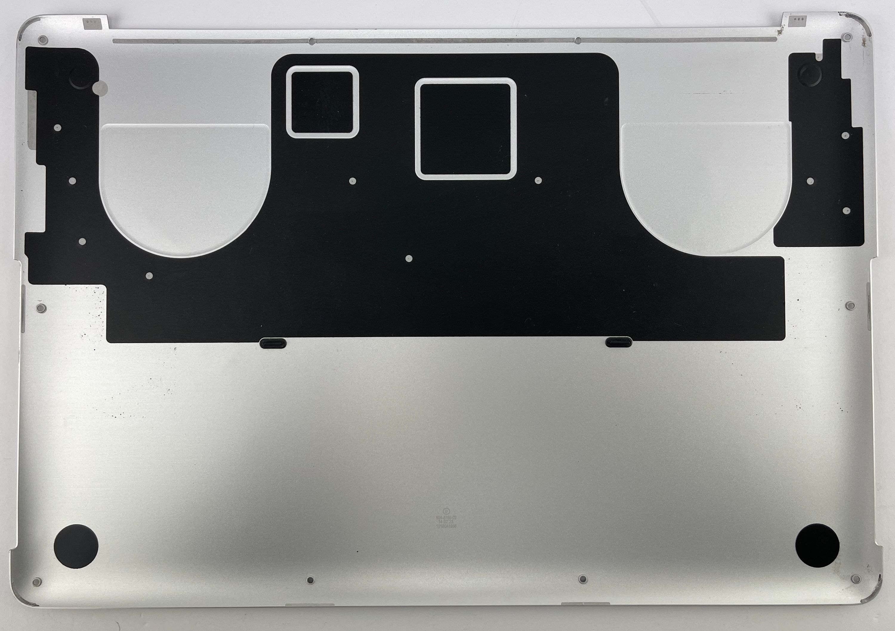 Apple MacBook Pro 15" A1398 Ende 2013 - 2015 Silber Bodenplatte 