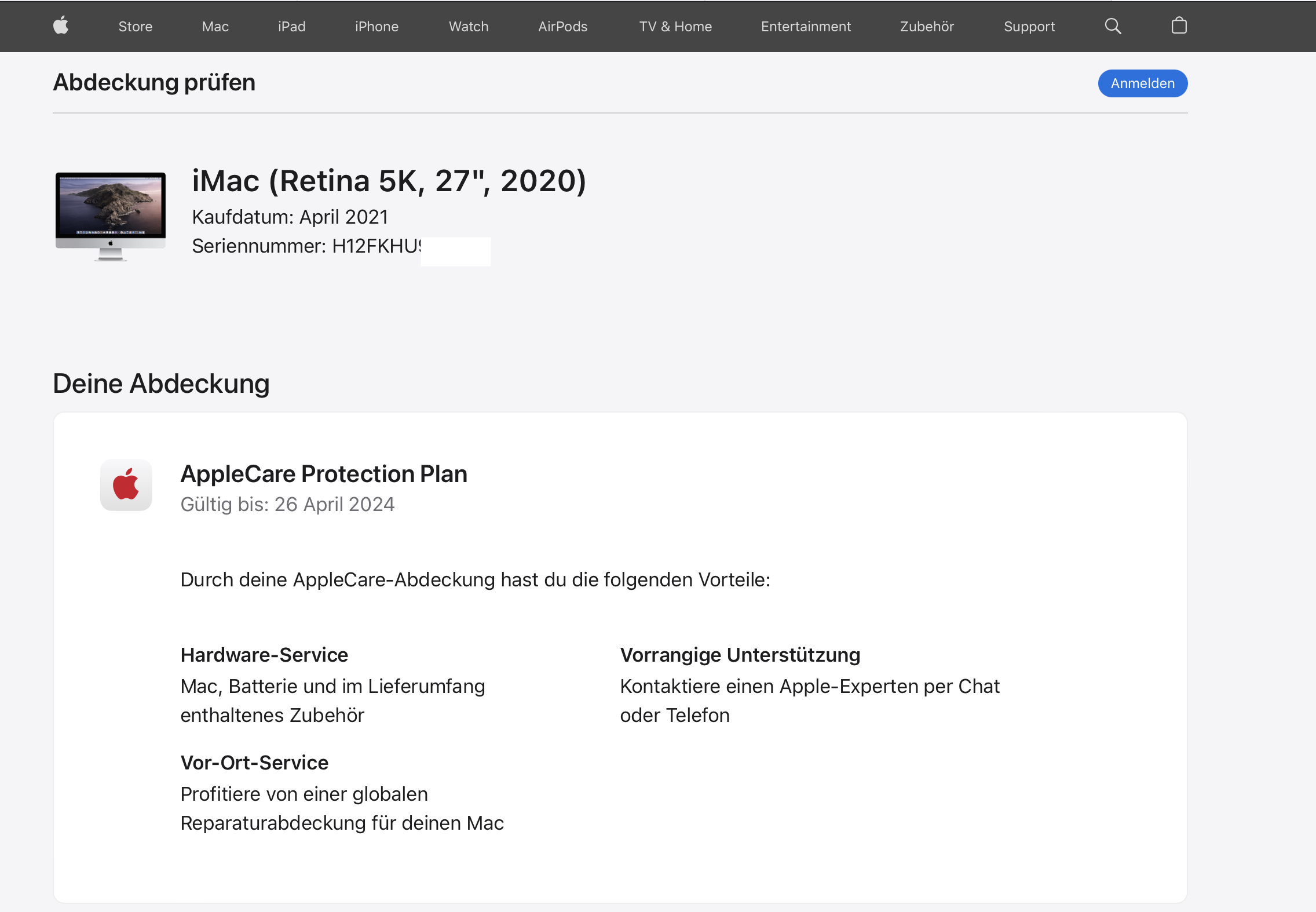 Apple iMac 27" (2020) 5K Retina i9 3,6 GHz 10-Core - Silber 