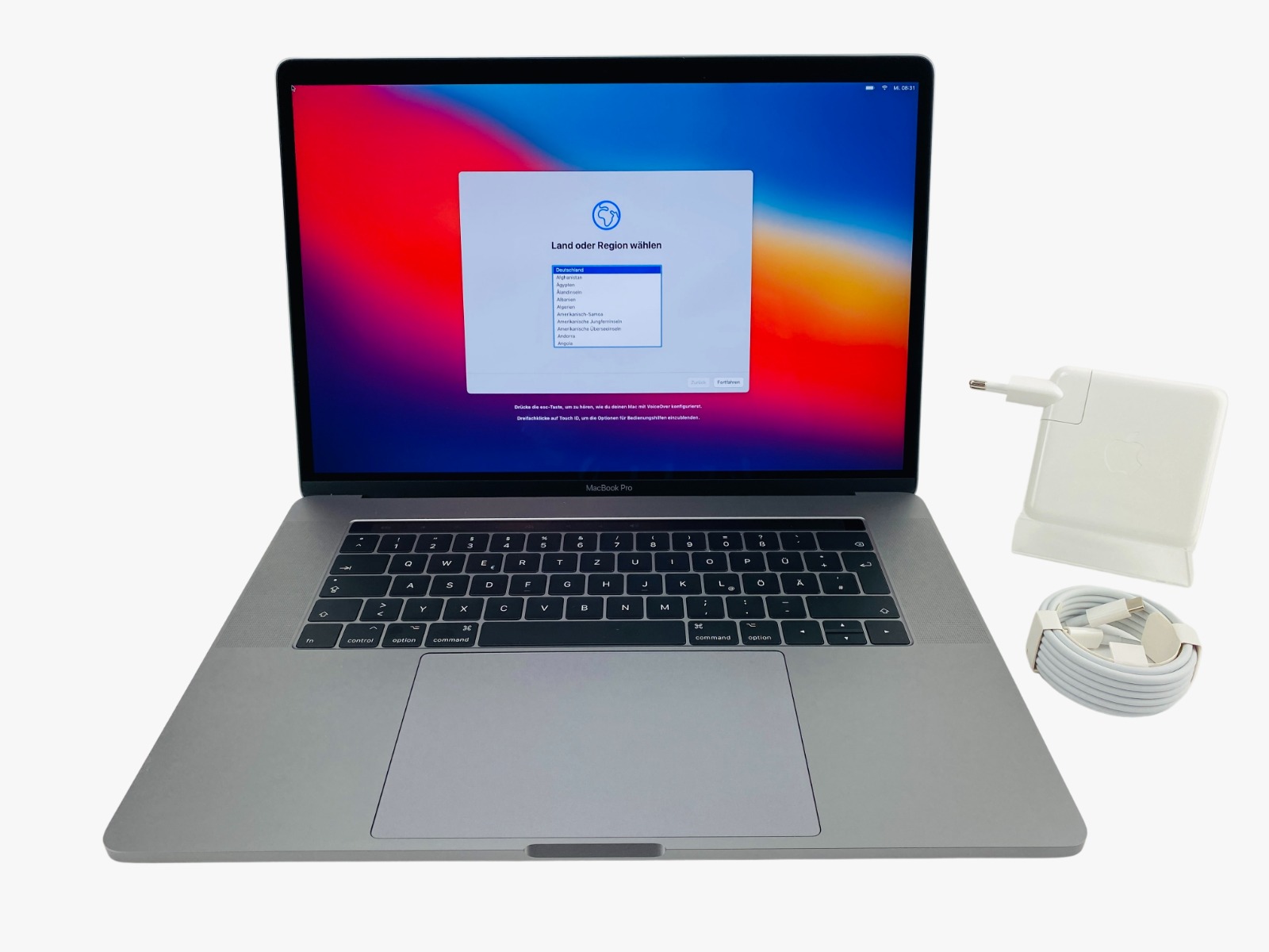 Apple MacBook Pro 15" (2018) Touch Bar i7 2,6 GHz - Space Grau